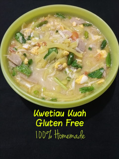 Foto resep Gluten Free Kwetiau Kuah