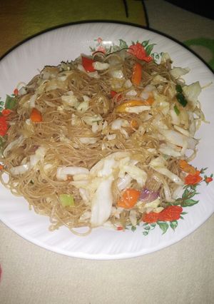 Foto resep Bihun goreng pedas