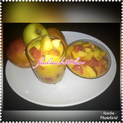 Mango fruit salad A picture of Mango fruit salad.