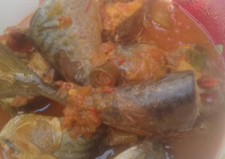 Steps to Cook Perfect Fish pepper soup