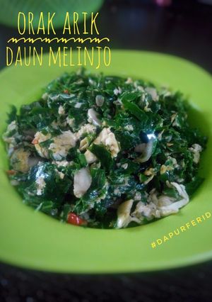 Foto resep Orak arik daun melinjo