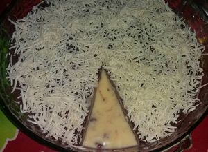 Foto resep Pudding Van Houten Vla Vanilla Topping Keju