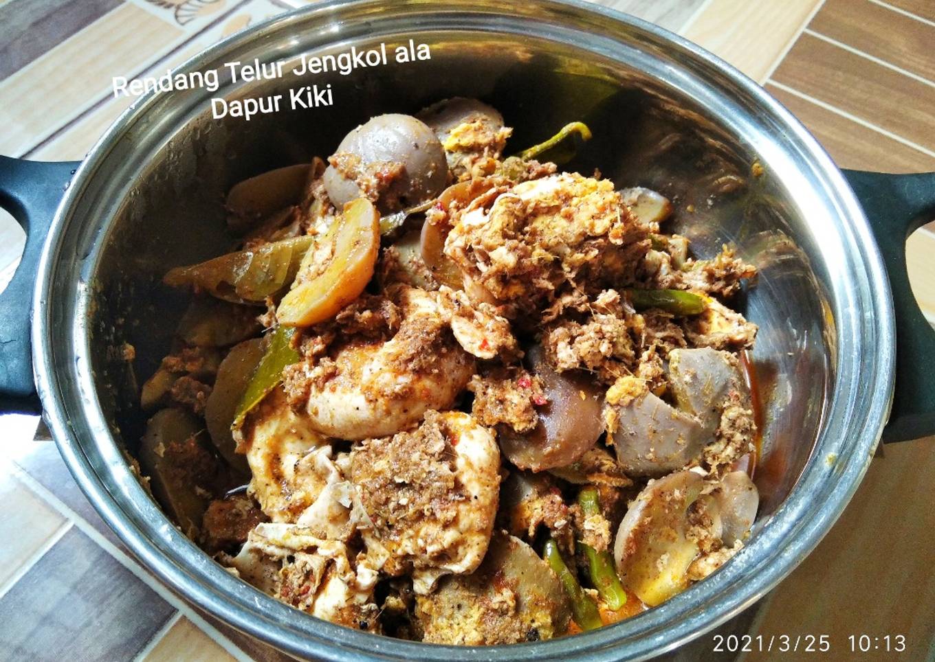 Rendang Telur Jengkol