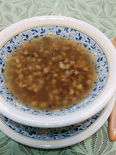 不脫殼軟的剛剛好的綠豆湯 的食譜成品照片