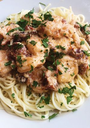 A picture of Shrimp Pasta.