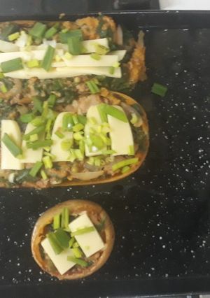 Una foto de Zapallo anco relleno