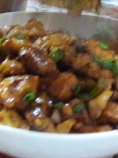 A picture of Chilli chicken.