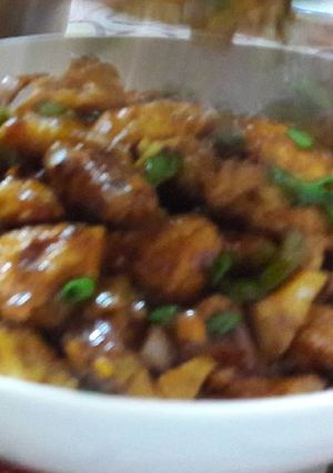 A picture of Chilli chicken.