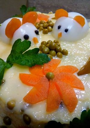 O poză a rețetei Salată de boeuf (cu pui).