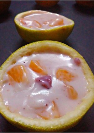 A picture of Strawberry Orange Kheer.