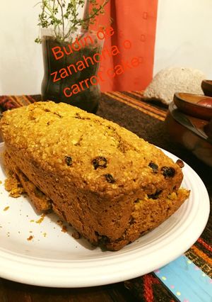 Una foto de Carrot cake saludable