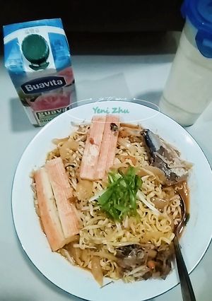 Foto resep Mie Kuah Mackerel Tomat