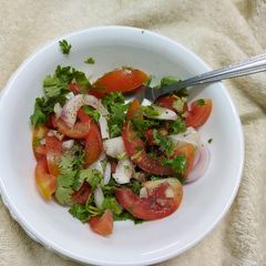 Quick Tomato Salad A picture of Quick Tomato Salad.
