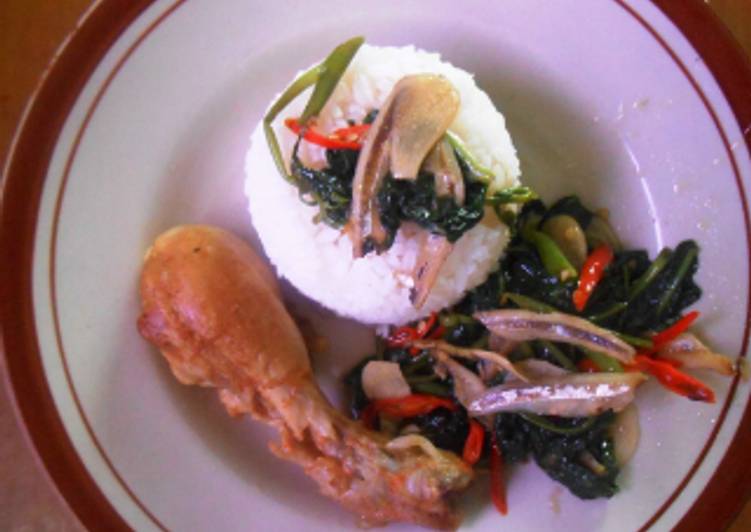 Resep Ayam Goreng Kangkung Tiram Lezat