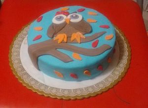 Una foto de Bizcochuelo para forrar con fondant o ballina