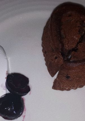 A picture of Chocolate Cherry Cupcakes.