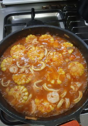 Foto resep Cumi Udang Saos Padang