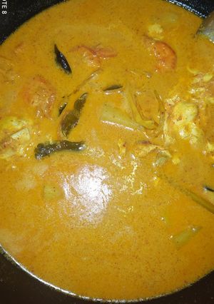 Foto resep Gulai Udang Campur Kentang ala Resto Padang
