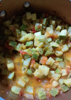 Una foto de Calabacitas fáciles