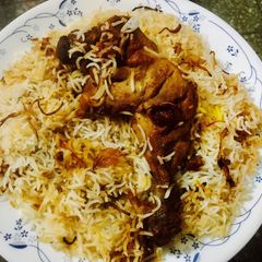 A picture of Hyderabadi Biryani Khaas.