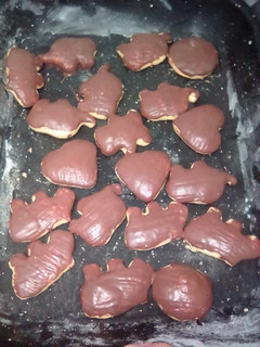 Una foto de Galletitas de naranja y chocolate