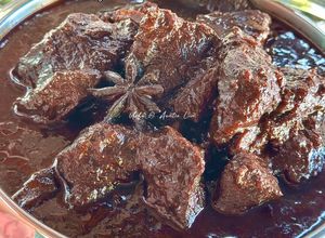Gambar Daging Masak Hitam Mamak Set Nasi Ganja (sukatan 12 orang & 120 orang)