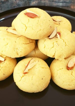 A picture of Nankhatai Recipe | Eggless Nankhatai | Indian cookies | Mouth melting Crunchy Nankhatai.