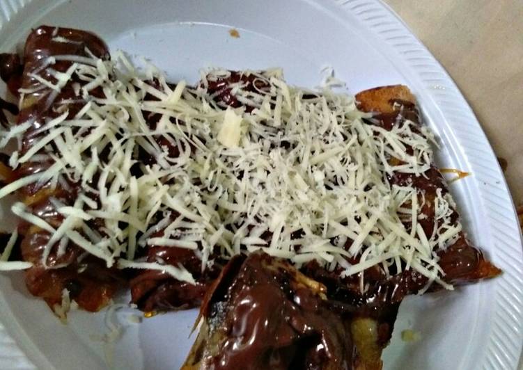 Pisang coklat crispy