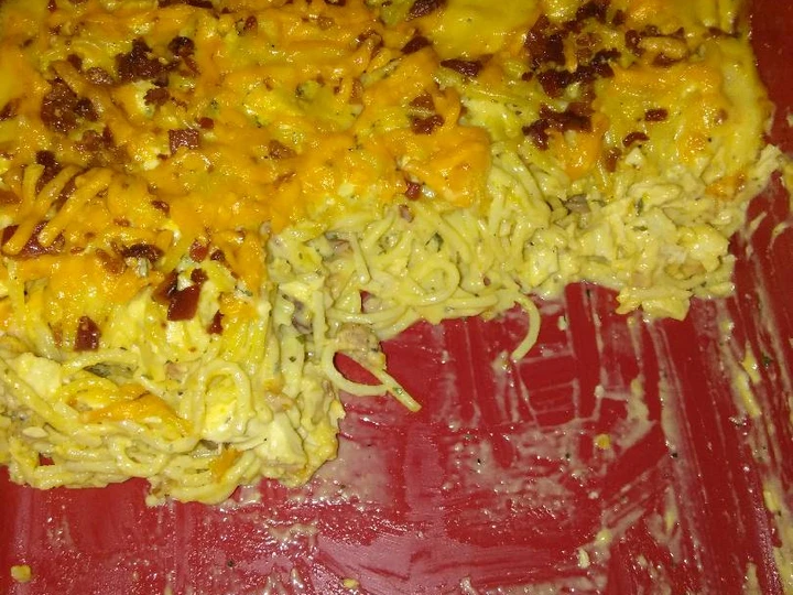 Easy Way Make Recipe Crack Chicken Spaghetti Bake that is  Makes Drooling, Really Delicious}