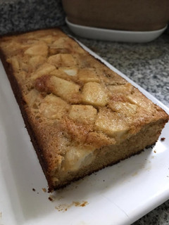Una foto de Budín de manzana integral