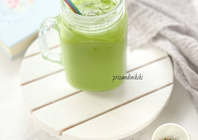 Resep Ice Thai green tea yang Enak Menggugah Selera