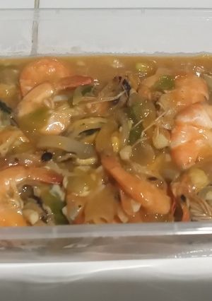 Foto resep Udang dan Kerang Hijau Saus Asam Manis
