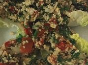 Una foto de tabulé bulgur