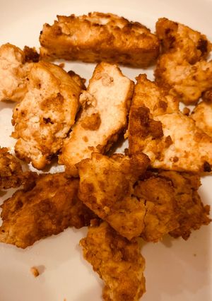 A picture of Tofu Bake (“tastes like chicken”) Recipe.