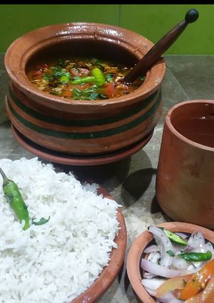 A picture of Daal Chawal #kobab #cookpadapp.