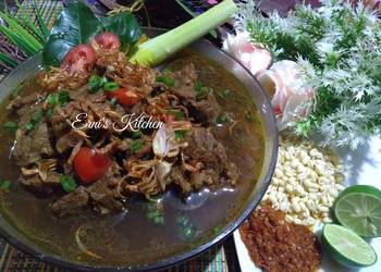 Resep Mudah Rawon Daging lunak Ala Restoran