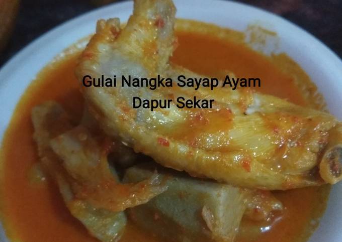 Ini dia! Bagaimana cara membuat Gulai Nangka Sayap Ayam  enak