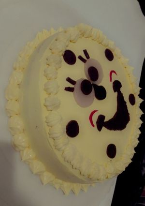 عکسی از دستور کیک تولد