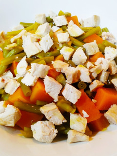 Una foto de BC- Menestra de calabaza y brócoli