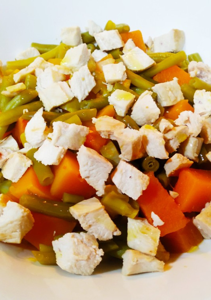 Una foto de BC- Menestra de calabaza y brócoli