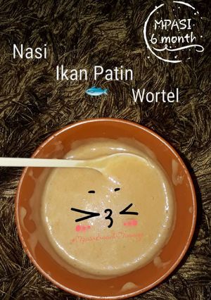 Foto resep Mpasi 6m ❤ (Nasi,Ikan Patin,Wortel)