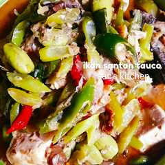 A picture of Ikan santan tauco.