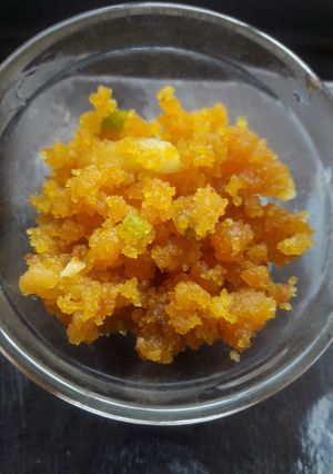 A picture of Moong Daal kaa Halwa #eatheart.
