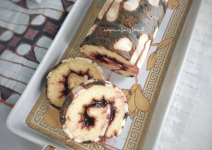 Resep Batik Roll Cake Panggang Oleh Laily Agustien Ummifaizfaqih