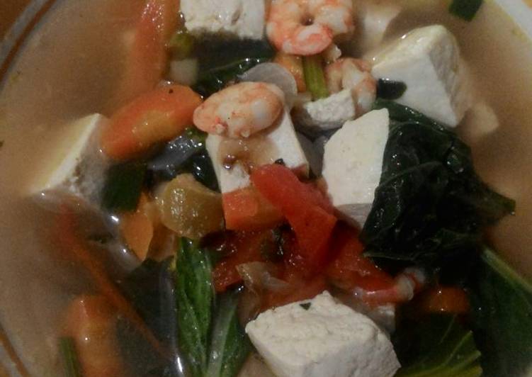 Sop tahu udang