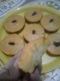 Kue lumpur ubi kuning isi durian