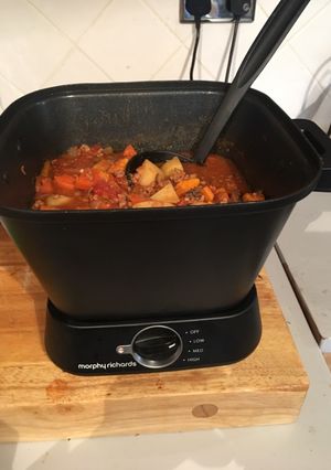A picture of Slimming world cottage pie stew.