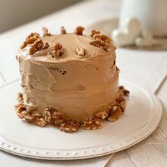 A picture of Coffee & Walnut Cake - Gluten Free.