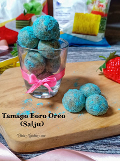 Foto resep Tamago Boro Oreo Salju (Gluten Free)