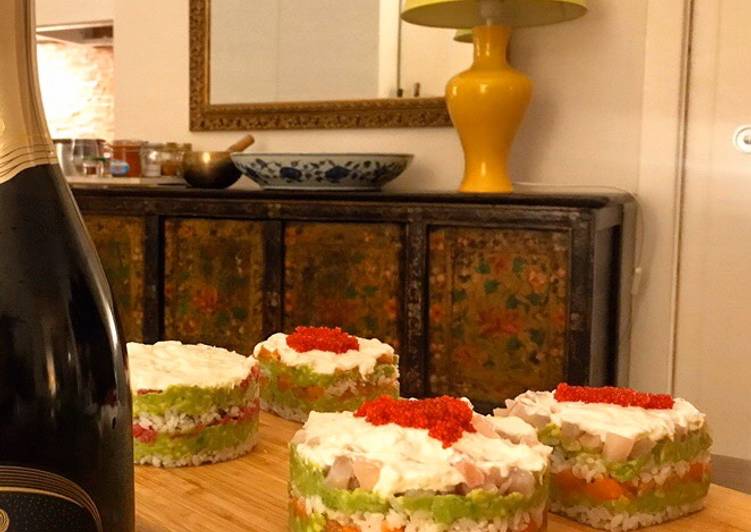 Simple Way to Make Any-night-of-the-week Sushi cake